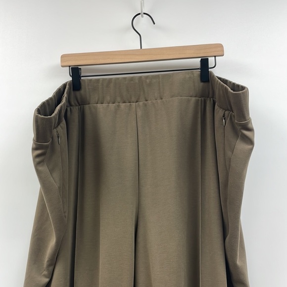 Universal Standard Pintuck Ponte Knit High Rise Elastic Waist Skinny Trouser 30 - Picture 3 of 10